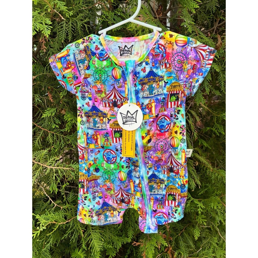 Serial Bamboo Feral at the Circus 2.0 Shortie 12/18M NWT